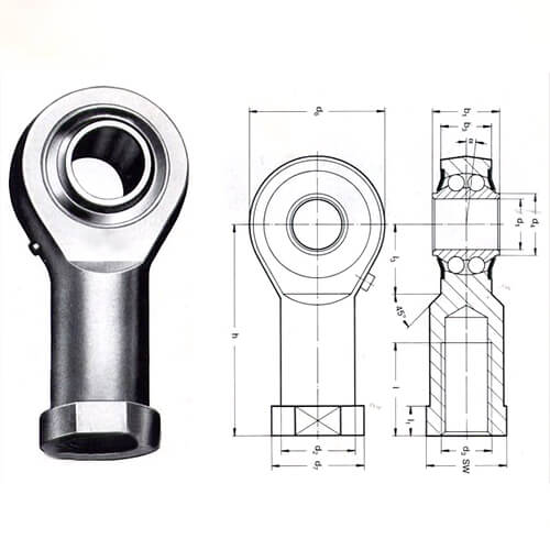 Rod ends bearing