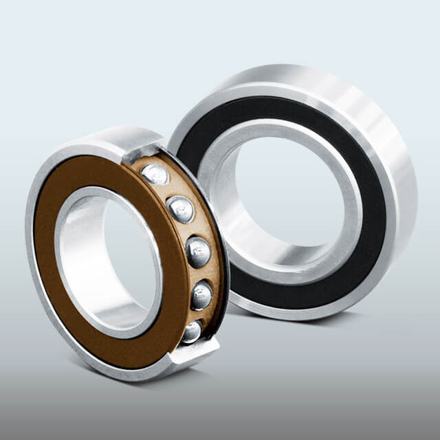 Precision angular contact ball bearings