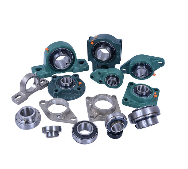 Outer spherical ball bearing assembly with seat