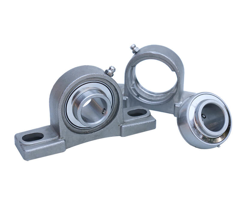 Vertical self-aligning bearing with seat