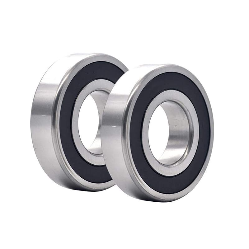 Side-by-side size and load comparison of 6205 vs 6305 bearings